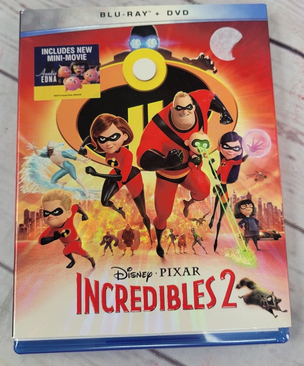 Disney Pixar Incredibles 2 Blue-ray + DVD Brand New Sealed